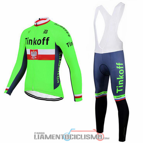 Abbigliamento Ciclismo Tinkoff ML 2017 Verde
